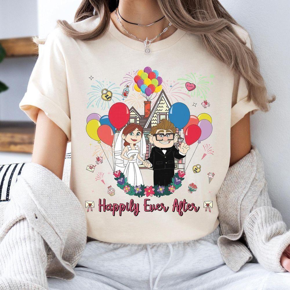 Pixar Up Carl And Ellie Happily Ever After Marriage Disney Vuitino Merch